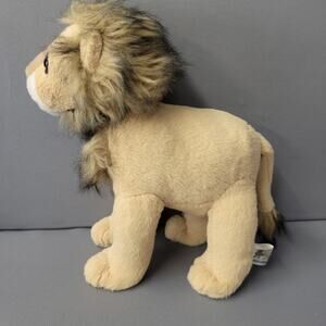 Food Lion Plush Stuffed Animal Lion Toy Soft Tan Brown Mane Collectible 10" Tall